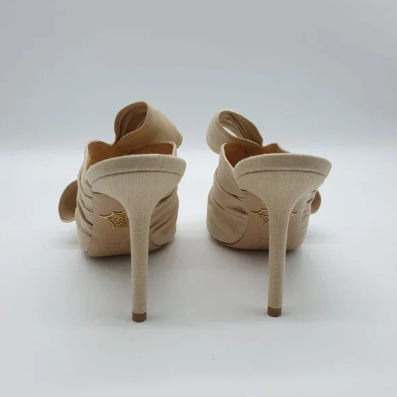 Charlotte Olympia Llona Bow Slip on Heels - Picture 6 of 9